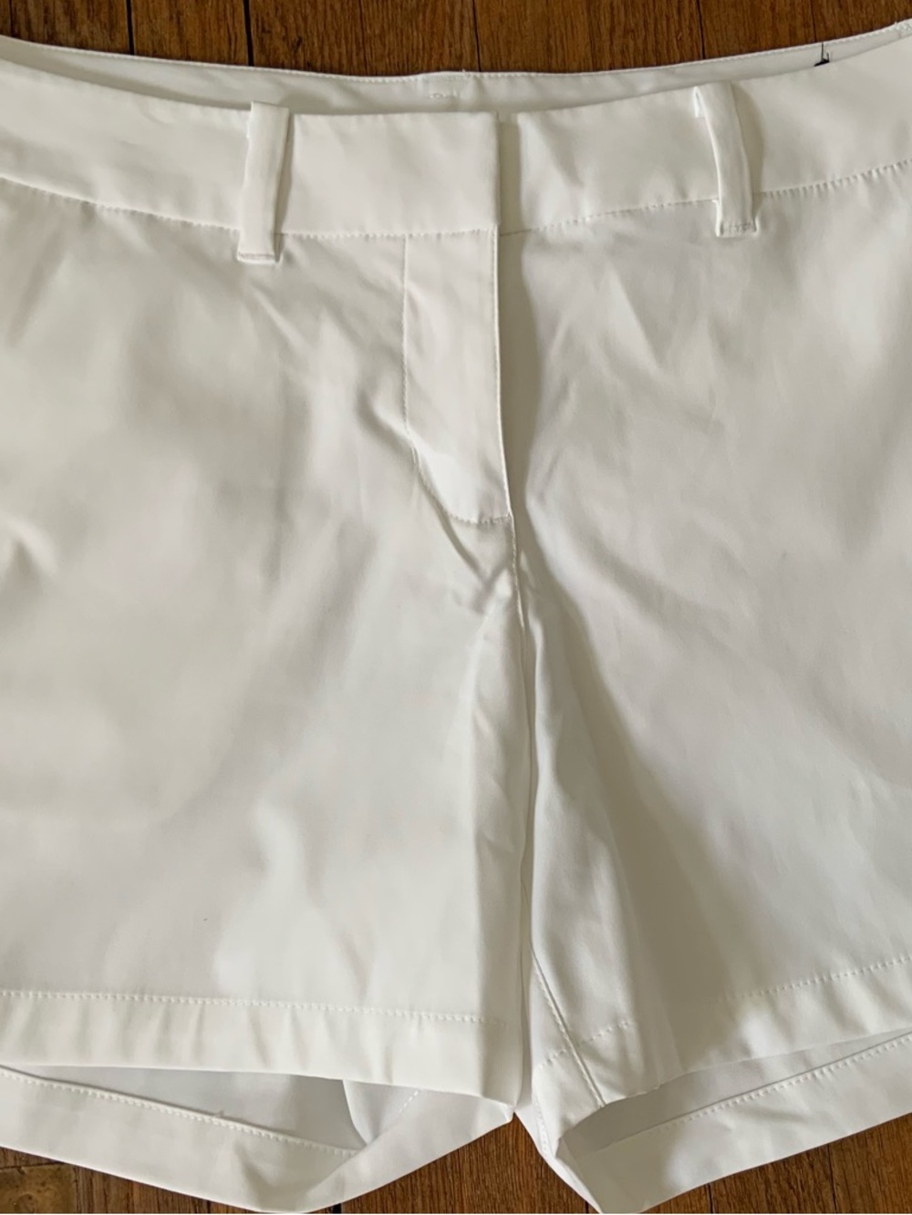 Nike White Dry Fit  Shorts